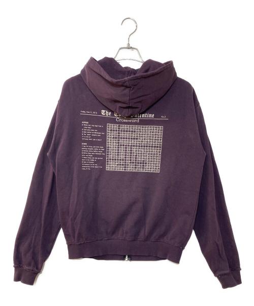 FIFTH（フィフス）FIFTH (フィフス) プリントジップパーカー パープル サイズ:Mの古着・服飾アイテム