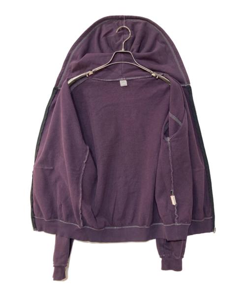 FIFTH（フィフス）FIFTH (フィフス) プリントジップパーカー パープル サイズ:Mの古着・服飾アイテム
