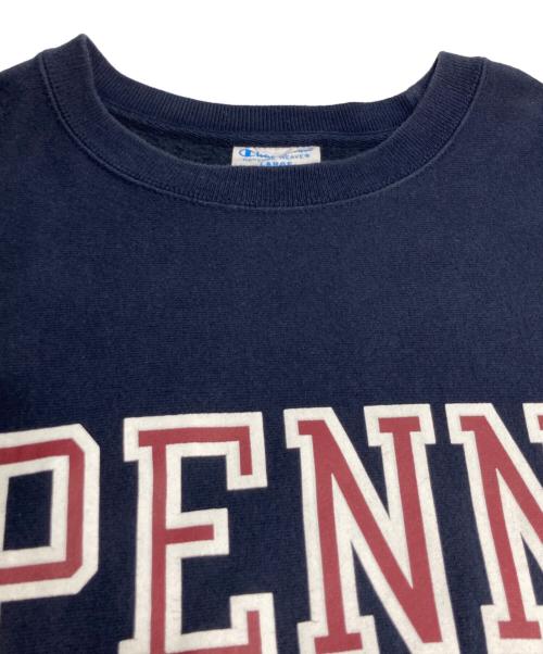 Champion REVERSE WEAVE（チャンピオン リバース ウィーブ）Champion REVERSE WEAVE (チャンピオン リバース ウィーブ) カレッジロゴスウェット ネイビー サイズ:Lの古着・服飾アイテム