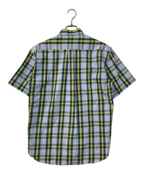 stussy（ステューシー）stussy (ステューシー) 90’sチェックシャツ ブルー×イエロー サイズ:Mの古着・服飾アイテム