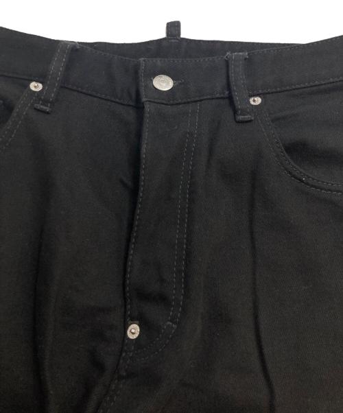 DSQUARED2（ディースクエアード）DSQUARED2 (ディースクエアード) ICON BLACK EROS JEAN ブラック サイズ:44の古着・服飾アイテム