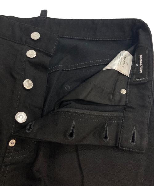 DSQUARED2（ディースクエアード）DSQUARED2 (ディースクエアード) ICON BLACK EROS JEAN ブラック サイズ:44の古着・服飾アイテム