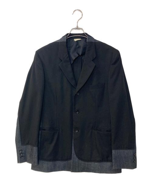 COMME des GARCONS HOMME PLUS（コムデギャルソンオムプリュス）COMME des GARCONS HOMME PLUS (コムデギャルソンオムプリュス) Docking Jacket ブラック サイズ:Mの古着・服飾アイテム