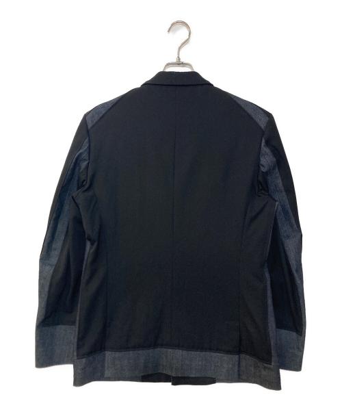COMME des GARCONS HOMME PLUS（コムデギャルソンオムプリュス）COMME des GARCONS HOMME PLUS (コムデギャルソンオムプリュス) Docking Jacket ブラック サイズ:Mの古着・服飾アイテム