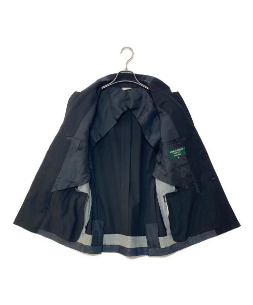 COMME des GARCONS HOMME PLUS（コムデギャルソンオムプリュス）COMME des GARCONS HOMME PLUS (コムデギャルソンオムプリュス) Docking Jacket ブラック サイズ:Mの古着・服飾アイテム