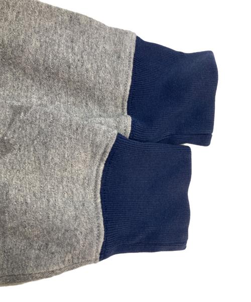 POLO RALPH LAUREN（ポロ・ラルフローレン）POLO RALPH LAUREN (ポロ・ラルフローレン) プルオーバープリントフーディー ネイビー×グレー サイズ:XSの古着・服飾アイテム