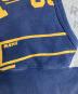 中古・古着 POLO RALPH LAUREN (ポロ・ラルフローレン) プルオーバープリントフーディー ネイビー×グレー サイズ:XS：6000円