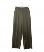 STELLA McCARTNEYステラマッカートニー）の古着「Wool trousers ウールトラウザーズ」｜オリーブ