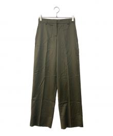 STELLA McCARTNEY（ステラマッカートニー）の古着「Wool trousers ウールトラウザーズ」｜オリーブ