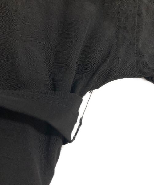 JIL SANDER（ジルサンダー）JIL SANDER (ジルサンダー) リネン レーヨン スキッパーワンピース ブラック サイズ:32の古着・服飾アイテム