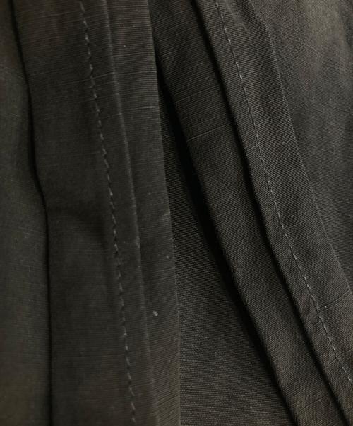JIL SANDER（ジルサンダー）JIL SANDER (ジルサンダー) リネン レーヨン スキッパーワンピース ブラック サイズ:32の古着・服飾アイテム