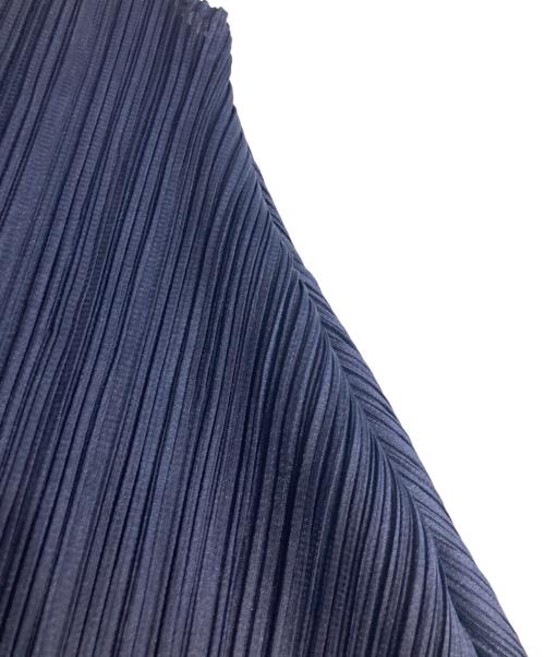 PLEATS PLEASE（プリーツプリーズ）PLEATS PLEASE (プリーツプリーズ) プリーツ キャミソールブラウス ネイビー サイズ:3の古着・服飾アイテム