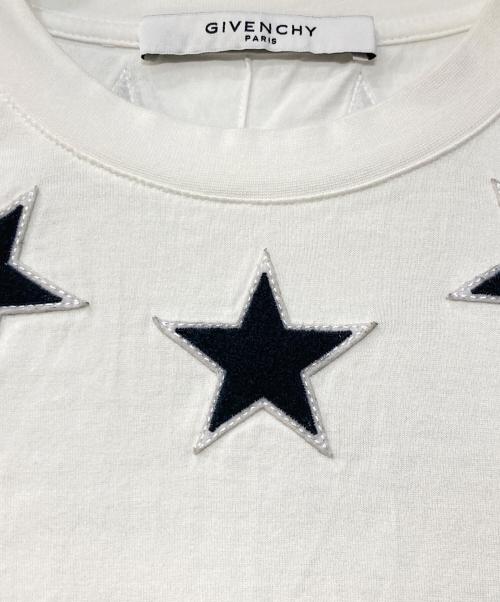 GIVENCHY（ジバンシィ）GIVENCHY (ジバンシィ) スターパッチ Tシャツ ホワイト サイズ:Sの古着・服飾アイテム