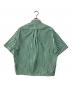 ticca (ティッカ) MMN (エムエムエヌ) スクエアビッグ半袖シャツ グリーン×ホワイト サイズ:F：7000円