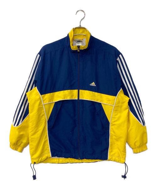 adidas（アディダス）adidas (アディダス) トラックジャケット ネイビー×イエロー サイズ:Sの古着・服飾アイテム