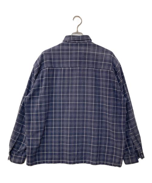 USED（USED）USED (ユーズド) 10W CLASSICS フランネルシャツ ネイビー サイズ:2XLの古着・服飾アイテム