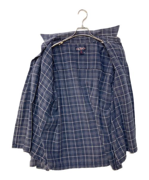 USED（USED）USED (ユーズド) 10W CLASSICS フランネルシャツ ネイビー サイズ:2XLの古着・服飾アイテム