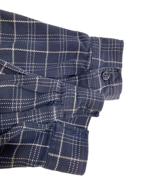 USED（USED）USED (ユーズド) 10W CLASSICS フランネルシャツ ネイビー サイズ:2XLの古着・服飾アイテム