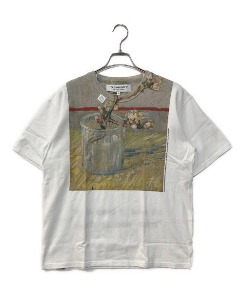 TAGS WKGPTY（タグスワーキングパーティー）TAGS WKGPTY (タグスワーキングパーティー) ゴッホ美術館 コラボTシャツ ホワイト サイズ:XLの古着・服飾アイテム