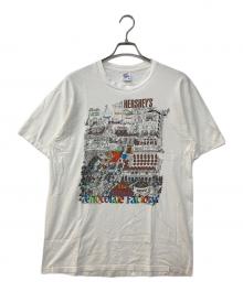 JERZEES（ジャージーズ）の古着「90's HERSHEY'S CHOCOLATE プリントTシャツ」｜ホワイト
