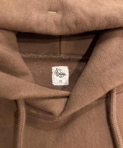 KAPTAIN SUNSHINE（キャプテンサンシャイン）KAPTAIN SUNSHINE (キャプテンサンシャイン) Stretch Sweat Hoody ストレッチスウェットフーディ ブラウン サイズ:36の古着・服飾アイテム