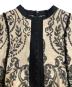 中古・古着 Ameri (アメリ) DAMASK EMBROIDERY LINEN DRESS アイボリー サイズ:S：14000円