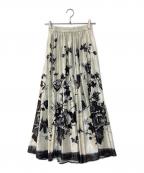 Ameriアメリ）の古着「ADELE FLARE INFLATE SKIRT」｜グリーン