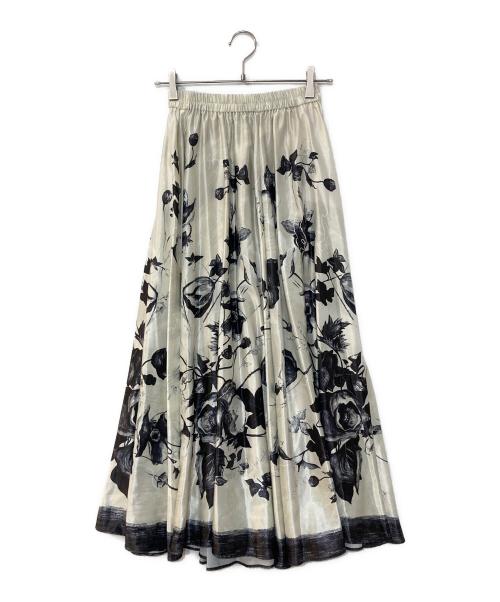 Ameri（アメリ）AMERI (アメリ) ADELE FLARE INFLATE SKIRT グリーン サイズ:Mの古着・服飾アイテム