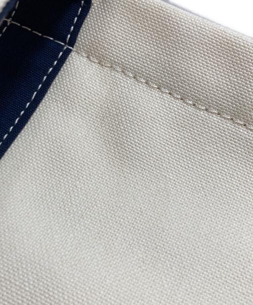 maison kitsune（メゾンキツネ）maison kitsune (メゾンキツネ) ハンドライティング ラージ トート ネイビーの古着・服飾アイテム