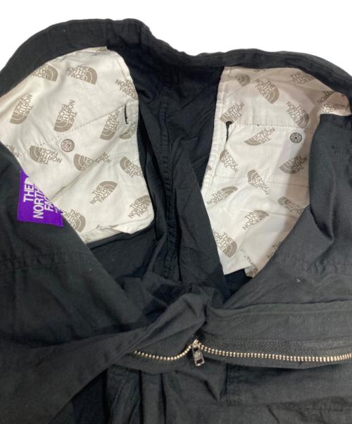 THE NORTHFACE PURPLELABEL（ザ・ノースフェイス パープルレーベル）THE NORTHFACE PURPLELABEL (ザ・ノースフェイス パープルレーベル) Ripstop Wide Cropped Pants リップストップ ワイド クロップド パンツ ブラック サイズ:30の古着・服飾アイテム