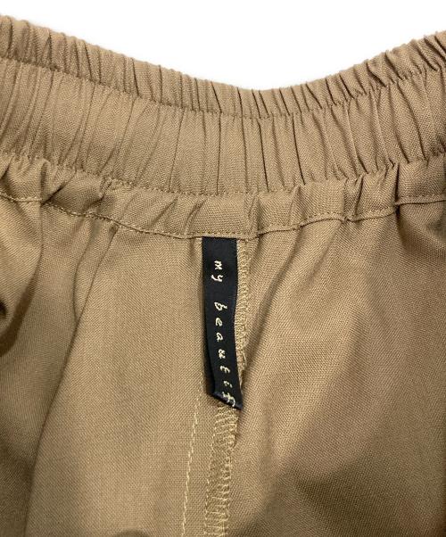 My Beautiful Landlet（マイビューティフルランドレット）My Beautiful Landlet (マイビューティフルランドレット) TECH WOOL BACKWARP WIDE EASY PANTS ブラウンの古着・服飾アイテム
