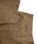 中古・古着 My Beautiful Landlet (マイビューティフルランドレット) TECH WOOL BACKWARP WIDE EASY PANTS ブラウン：8000円