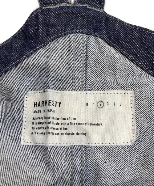 HARVESTY（ハーベスティー）HARVESTY (ハーベスティー) 10zデニム オーバーオール インディゴ サイズ:2の古着・服飾アイテム