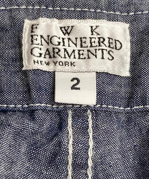 Engineered Garments（エンジニアド ガーメンツ）Engineered Garments (エンジニアド ガーメンツ) シャンブレーオールインワン ネイビー サイズ:2の古着・服飾アイテム