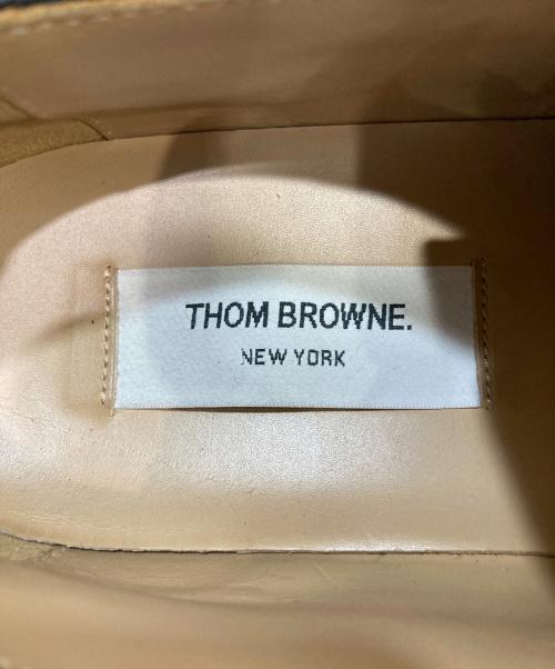 Thom Browne（トムブラウン）Thom Browne (トムブラウン) ウィングチップスニーカー ブラック×ホワイト サイズ:US9の古着・服飾アイテム