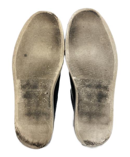 Thom Browne（トムブラウン）Thom Browne (トムブラウン) ウィングチップスニーカー ブラック×ホワイト サイズ:US9の古着・服飾アイテム