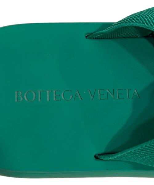 BOTTEGA VENETA（ボッテガベネタ）BOTTEGA VENETA (ボッテガベネタ) PLAT サンダル グリーン サイズ:43の古着・服飾アイテム