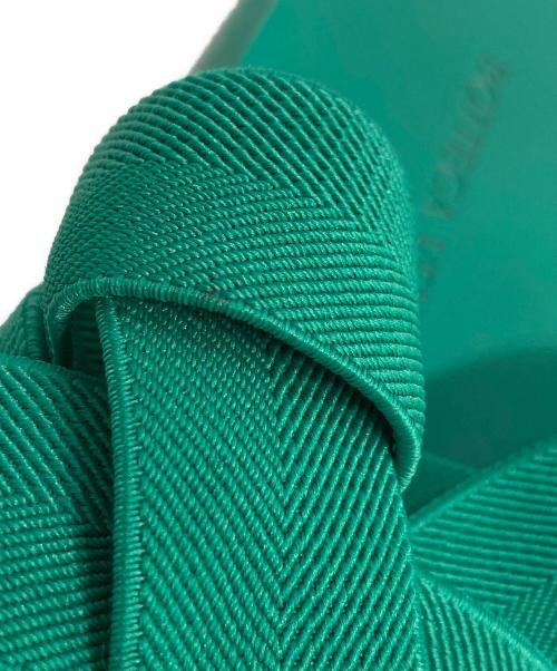 BOTTEGA VENETA（ボッテガベネタ）BOTTEGA VENETA (ボッテガベネタ) PLAT サンダル グリーン サイズ:43の古着・服飾アイテム