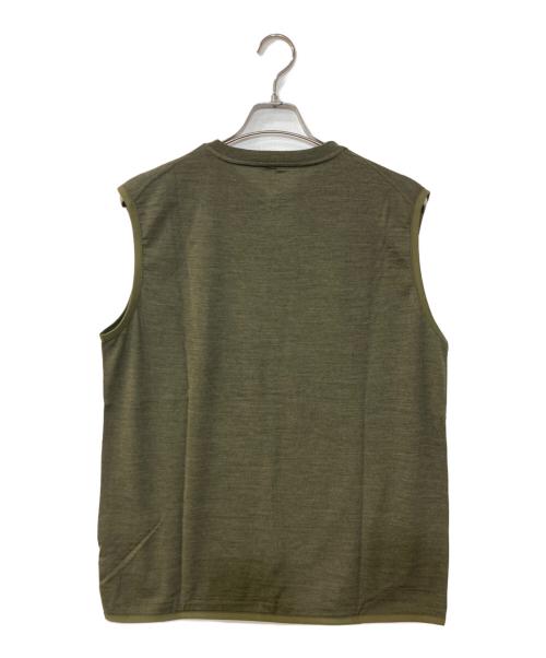 subtle voice（サトルボイス）subtle voice (サトルボイス) SVウールAddベスト グリーン サイズ:Sの古着・服飾アイテム