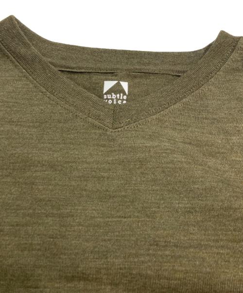 subtle voice（サトルボイス）subtle voice (サトルボイス) SVウールAddベスト グリーン サイズ:Sの古着・服飾アイテム