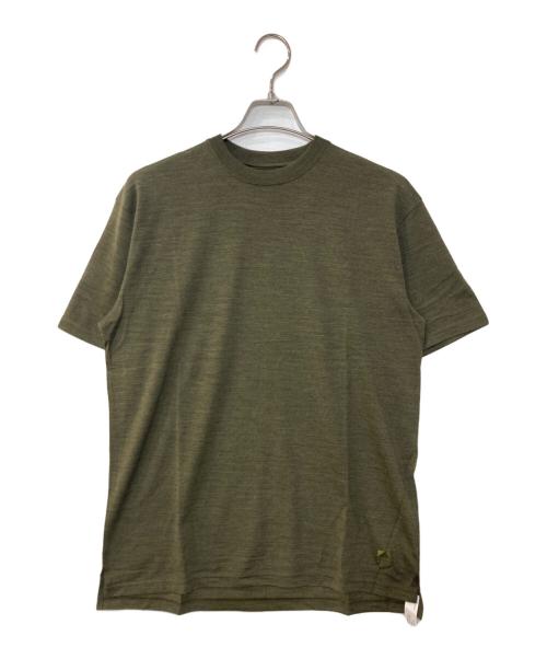 subtle voice（サトルボイス）subtle voice (サトルボイス) SVウールTシャツ グリーン サイズ:Sの古着・服飾アイテム