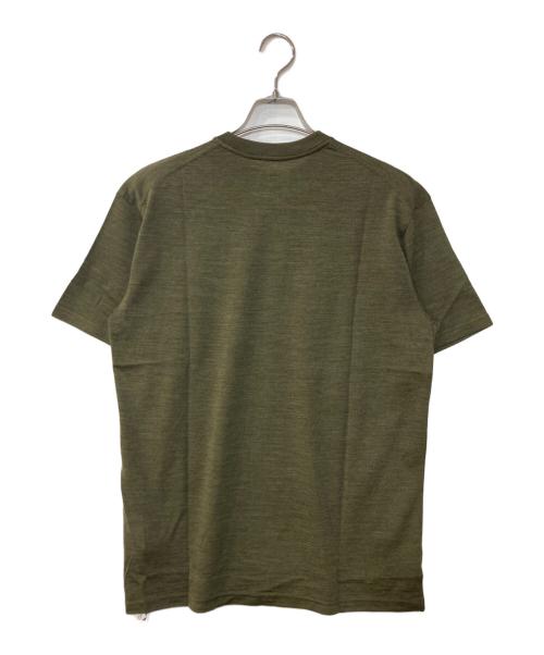 subtle voice（サトルボイス）subtle voice (サトルボイス) SVウールTシャツ グリーン サイズ:Sの古着・服飾アイテム
