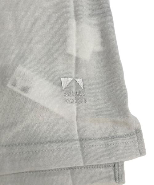subtle voice（サトルボイス）subtle voice (サトルボイス) SVウールTシャツ グレー サイズ:Sの古着・服飾アイテム