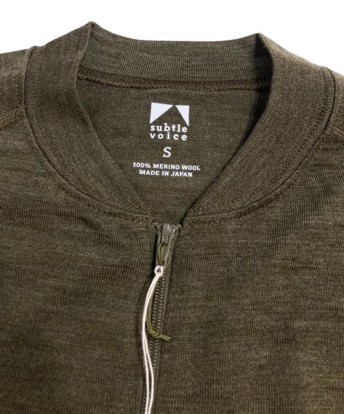 subtle voice（サトルボイス）subtle voice (サトルボイス) SV Wool Add Jacket SVウールAddジャケット グリーン サイズ:Sの古着・服飾アイテム