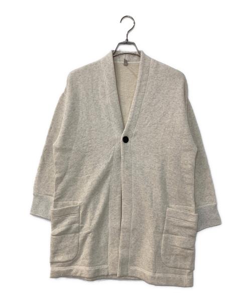 kitt（キット）KITT (キット) スウェットロングカーディガン グレー サイズ:Fの古着・服飾アイテム