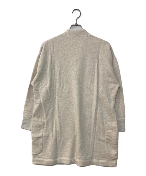 kitt（キット）KITT (キット) スウェットロングカーディガン グレー サイズ:Fの古着・服飾アイテム