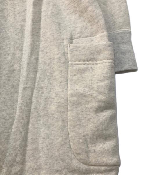 kitt（キット）KITT (キット) スウェットロングカーディガン グレー サイズ:Fの古着・服飾アイテム