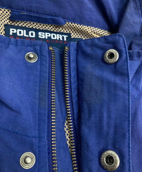 POLO SPORT（ポロスポーツ）POLO SPORT (ポロスポーツ) 90‘sナイロンジャケット ブルー サイズ:Lの古着・服飾アイテム