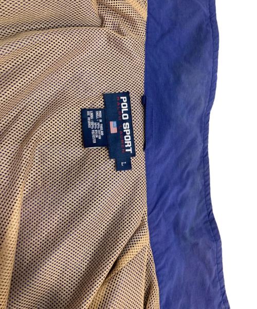 POLO SPORT（ポロスポーツ）POLO SPORT (ポロスポーツ) 90‘sナイロンジャケット ブルー サイズ:Lの古着・服飾アイテム