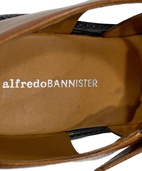 alfredoBANNISTER（アルフレッドバニスター）alfredoBANNISTER (アルフレッドバニスター) ボリュームソール グルカサンダル ブラウン サイズ:40の古着・服飾アイテム